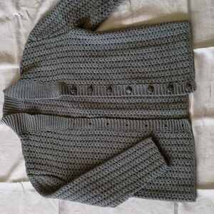 Hand knit cardigan size large